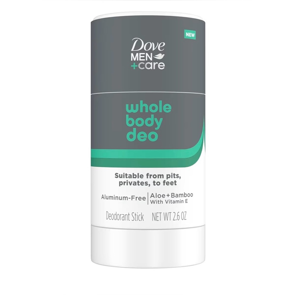 Dove Men +Care Whole Body Deo Stick Men's Deodorant, Bamboo & Aloe 2.6 oz